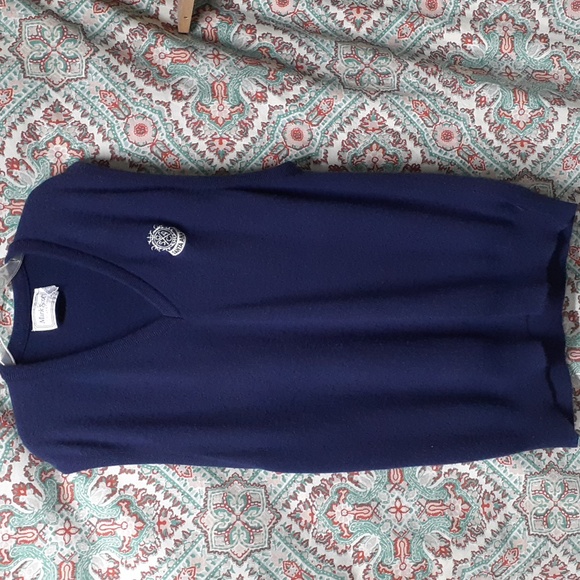 Mark Scot Collection Vintage Blue V-Neck Golf Vest, Size XL - Picture 1 of 8